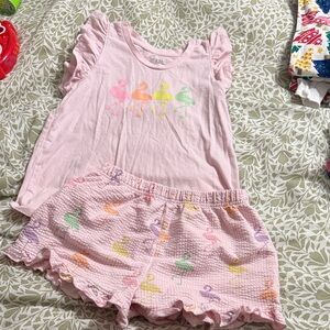 Garanimals Pastel Flamingo Pajama Set